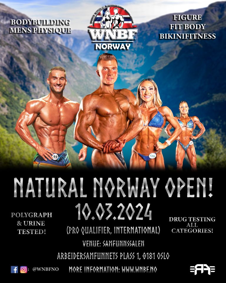 WNBF Norway Natural norway open fitness and bodybuilding bikinifitness bodybuilding figure mens physique fit body